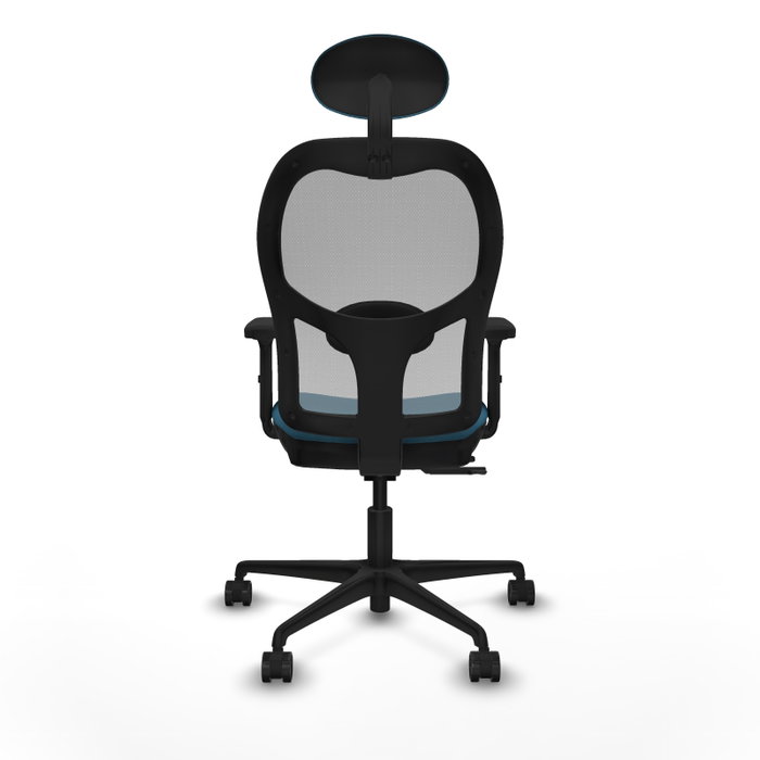 PIQUERAS Y CRESPO Silla de oficina Jorquera con mecanismo Sincro/Traslack, Verde petróleo y Gris PIQUERAS Y CRESPO Silla de oficina Jorquera con mecanismo Sincro/Traslack, Verde petróleo y Gris