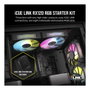 Corsair RX120 RGB SERIES iCUE LINK Triple Pack Negro