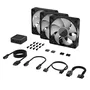 Corsair RX120 RGB iCUE Link Triple Pack Negro