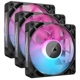 Corsair Ventilador RX120 RGB 120mm CO-9051018-WW 3-Pack, Negro