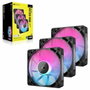 Corsair RX120 RGB iCUE Link Triple Pack 120mm Negro