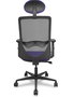 PIQUERAS Y CRESPO Silla Zulema Sincro con Respaldo Negro y Asiento Lila