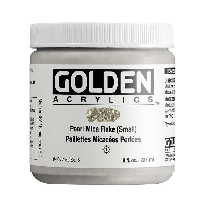 Golden Heavy Body Colores Acrílicos Perla Mica Flake (Fino) 237 ml Golden Heavy Body Colores Acrílicos Perla Mica Flake (Fino) 237 ml