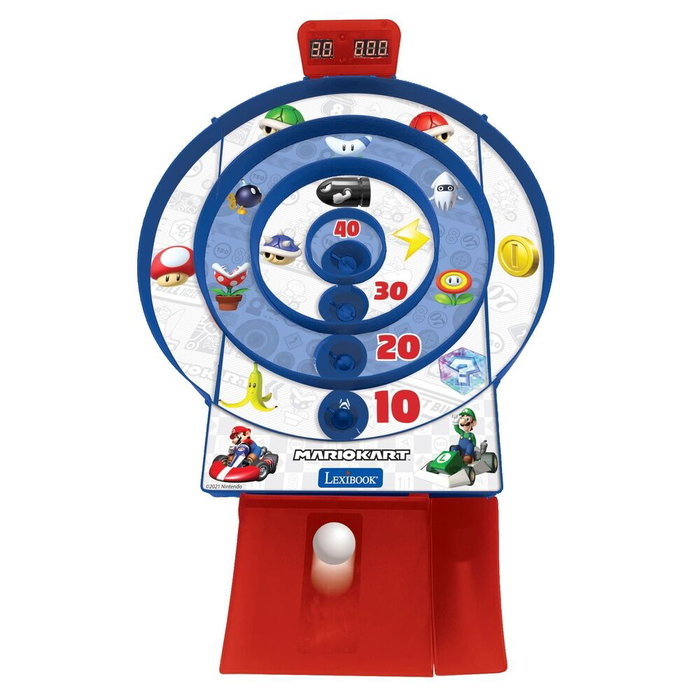 LEXIBOOK Juego de Habilidad Electrónico Mario Kart para +6 Años con Marcador LCD y Sonidos