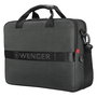 Wenger Maletín Portátil MX ECO Brief para 40,6 cm (16"), Poliéster Reciclado, 2 Compartimentos, Gris, Resistente al Agua, 15L, 600 g