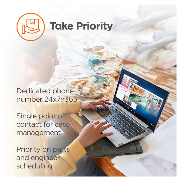 Lenovo ePAC Premier Support 3 Años Soporte Técnico en Sitio 24x7x365 para L-Serie