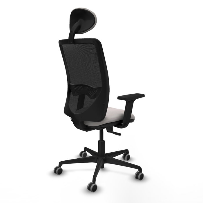 PIQUERAS Y CRESPO Silla de oficina Zulema con mecanismo Sincro, Blanco y Negro PIQUERAS Y CRESPO Silla de oficina Zulema con mecanismo Sincro, Blanco y Negro