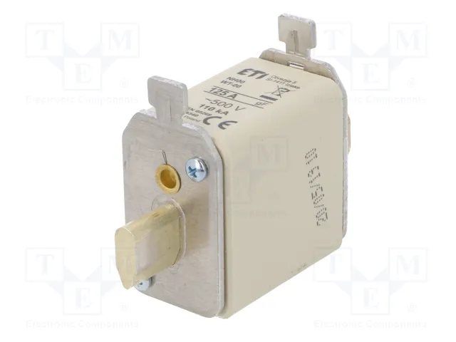 ETI POLAM Fusible de cartucho NH00 125A 500VAC ETI POLAM Fusible de cartucho NH00 125A 500VAC