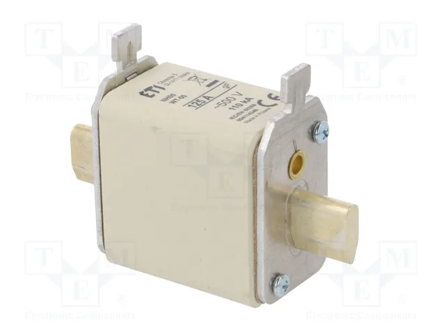 ETI POLAM Fusible de cartucho NH00 125A 500VAC ETI POLAM Fusible de cartucho NH00 125A 500VAC