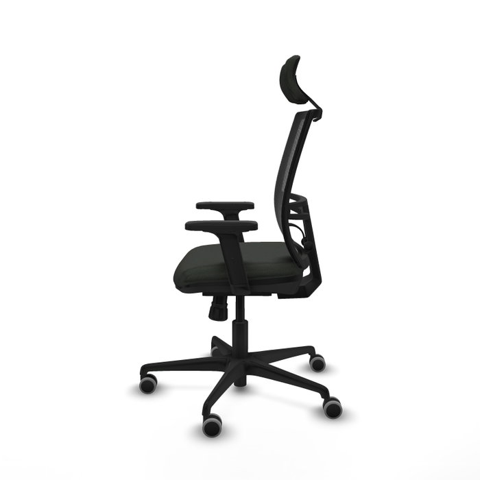 PIQUERAS Y CRESPO Silla de oficina Yunquera con mecanismo Sincro Negro PIQUERAS Y CRESPO Silla de oficina Yunquera con mecanismo Sincro Negro