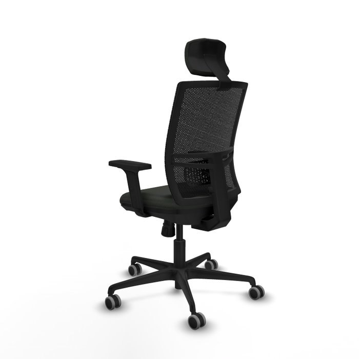 PIQUERAS Y CRESPO Silla de oficina Yunquera con mecanismo Sincro Negro PIQUERAS Y CRESPO Silla de oficina Yunquera con mecanismo Sincro Negro