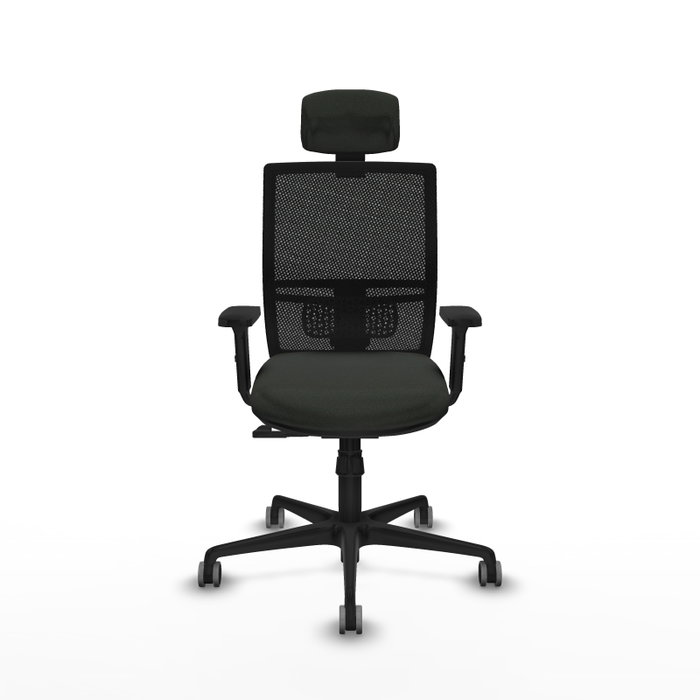 PIQUERAS Y CRESPO Silla de oficina Yunquera con mecanismo Sincro Negro PIQUERAS Y CRESPO Silla de oficina Yunquera con mecanismo Sincro Negro