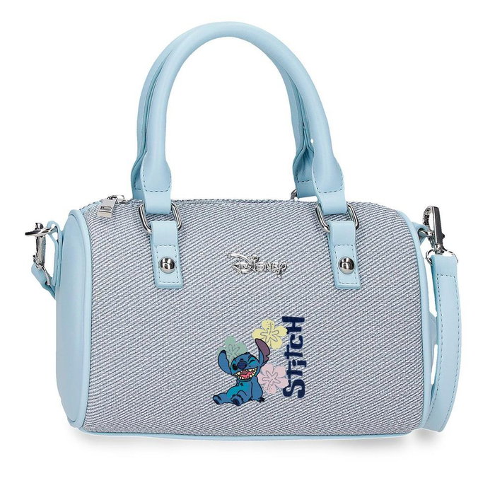 Disney Bolso Bowling Tiki Stitch Denim - 21x10x12cm - Fabricado en PU Disney Bolso Bowling Tiki Stitch Denim - 21x10x12cm - Fabricado en PU