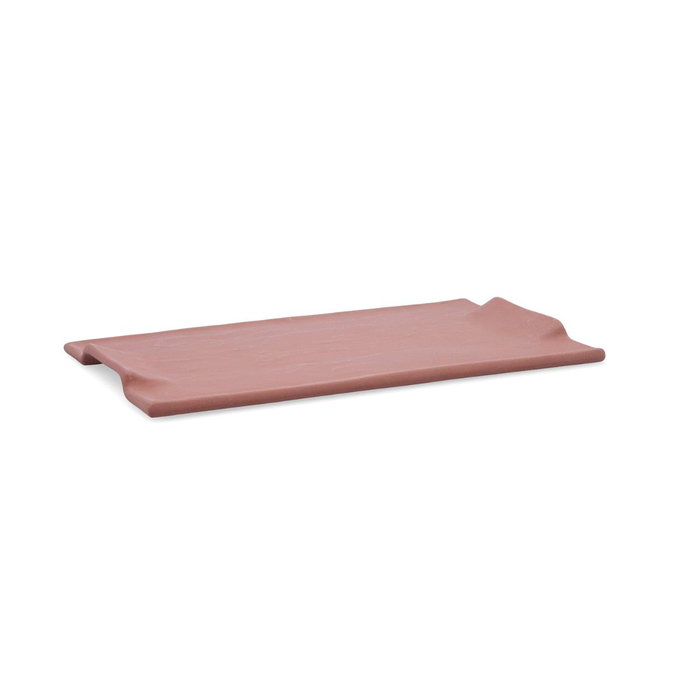 Quid Bandeja Rectangular Cerámica Mineral Gres 30x18 cm Terracota