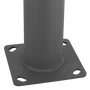 Columna Farola Desmontable Gris Aluminio 3 Tramos 3 Metros