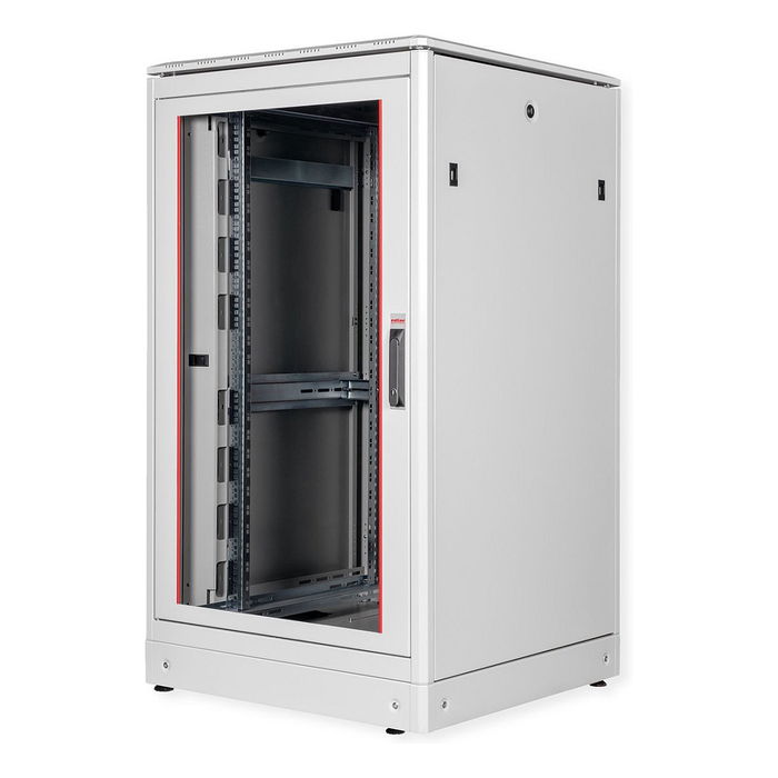 ROLINE 26.21.0055 Bastidor de Red 19 Pulgadas 26U 800x800x1342 mm, Vidrio Gris, Puerta Extraíble, Capacidad 600 kg, IP20 ROLINE 26.21.0055 Bastidor de Red 19 Pulgadas 26U 800x800x1342 mm, Vidrio Gris, Puerta Extraíble, Capacidad 600 kg, IP20