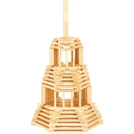 Jeujura Set de Construcción de Madera TECAP 3XL - 200 Piezas - Juego Educativo para Niños +3 Años - JEU3225280830803