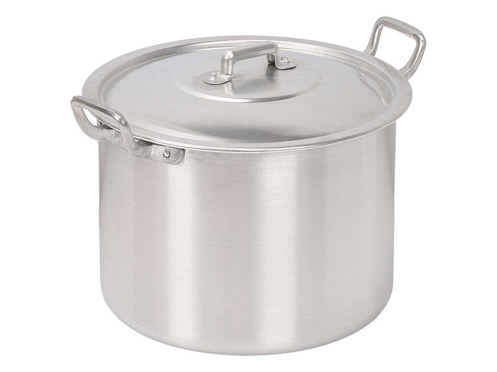KINVARA Olla de Aluminio de 22 cm, 6 L, Plata KINVARA Olla de Aluminio de 22 cm, 6 L, Plata