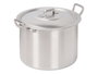 KINVARA Olla de Aluminio de 22 cm, 6 L, Plata
