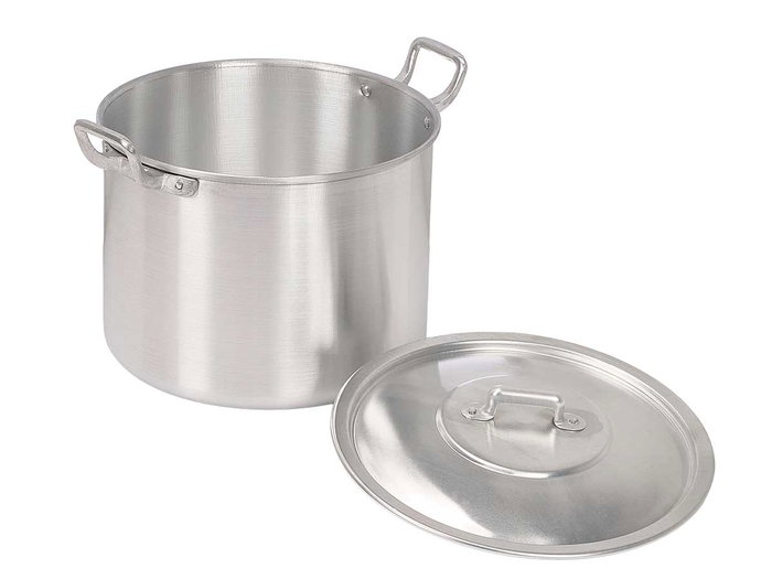 KINVARA Olla de Aluminio de 22 cm, 6 L, Plata KINVARA Olla de Aluminio de 22 cm, 6 L, Plata
