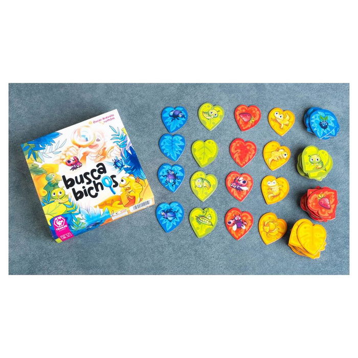 Tranjis Games - Juego de Mesa Busca Bichos, Encuentra y Salva Insectos, Juego Infantil Educativo a Partir de 4 Años, Diseñado por Óscar Arévalo e Ilustrado por Ruth2m