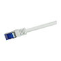 LogiLink C6A042S Patch Cable Cat.6A S/FTP RJ-45 Gris 1.5 m, 10 Gigabit Ethernet, 500 MHz, AWG 26/7, Cable Ultraflex Blindado