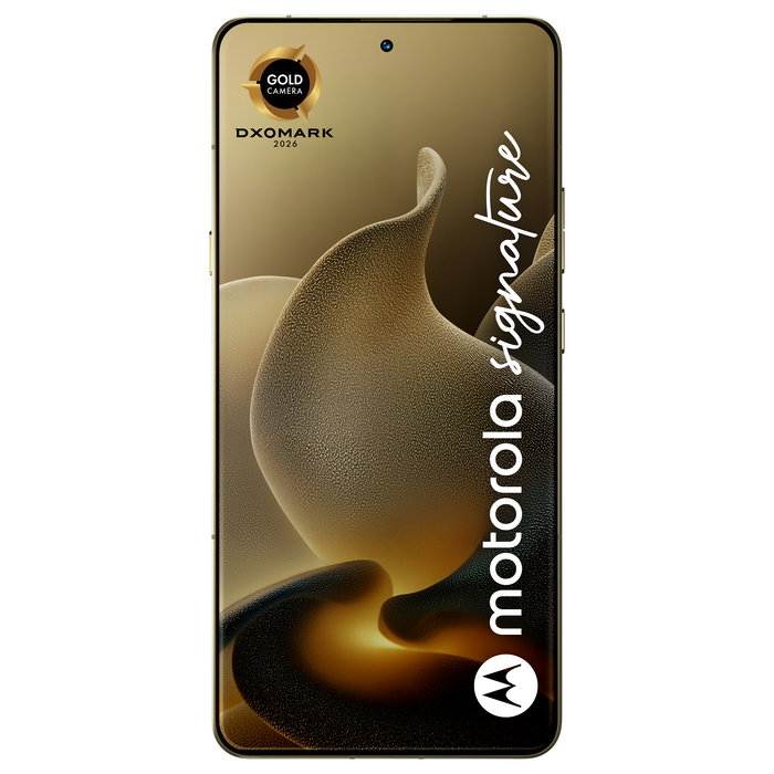 Motorola Signature 5G Smartphone, 16GB RAM 512GB, Triple Cámara 50MP, Snapdragon 8 Gen 5, Pantalla Extreme AMOLED 6.78", Android 16.0, Carga 90W, Color Martini Olive