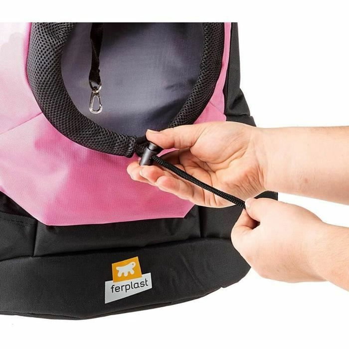 Ferplast Mochila de Viaje Kango Large Rosa para Perros y Gatos