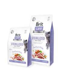 Brit Care Cat Sterilized Weight Control Pienso para Gatos con Sobrepeso 2 kg