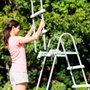 Intex Escalera de seguridad doble 1,07 m