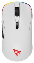 Savio RIFT White Ratón gaming inalámbrico RGB ergonómico 10000 DPI 7 botones