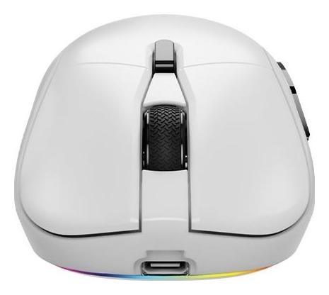 Savio RIFT White Ratón gaming inalámbrico RGB ergonómico 10000 DPI 7 botones