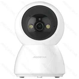 Aigostar Cámara de Videovigilancia 1080p WiFi para Interiores Blanco