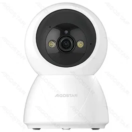 Aigostar Cámara de Videovigilancia 1080p WiFi para Interiores Blanco