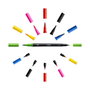 BIC Intensity Dual Tip Pack de 6 Rotuladores de Doble Punta - Colores Surtidos