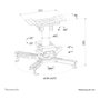 Neomounts Deckenhalter Projektor -45kg negro schwenk - Soporte de techo para proyector con capacidad 45 kg, ajustable