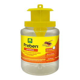 Massó Trampa Reutilizable para Avispas, Avispones y Abejorros con Recambio Incluido para Exterior