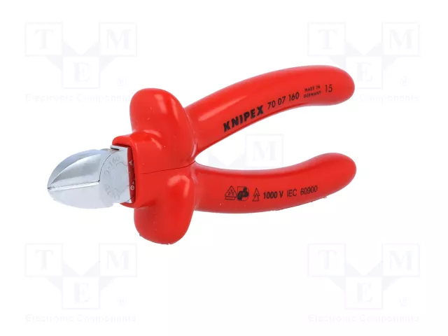 KNIPEX Alicates de corte diagonal aislados 160mm KNIPEX Alicates de corte diagonal aislados 160mm