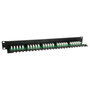 EQUIP Patchpanel 25 puertos RJ45 Cat3 19 pulg. UTP 1HE ISDN negro