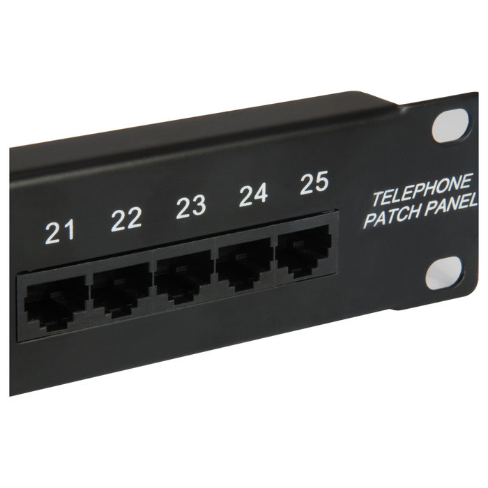 EQUIP Patchpanel 25 puertos RJ45 Cat3 19 pulg. UTP 1HE ISDN negro EQUIP Patchpanel 25 puertos RJ45 Cat3 19 pulg. UTP 1HE ISDN negro