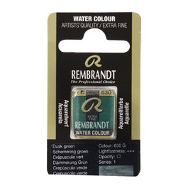 Rembrandt Acuarela Pastilla Crepúsculo Verde 630