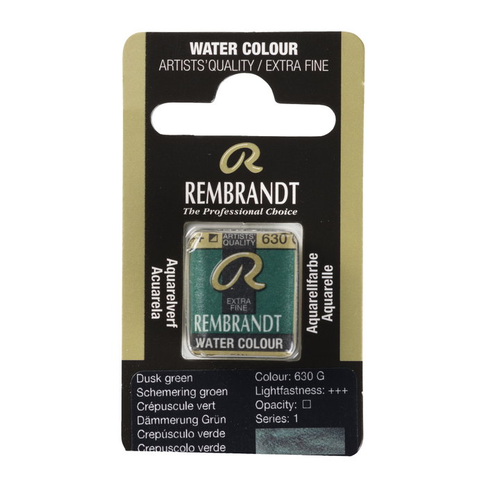 Rembrandt Acuarela Pastilla Crepúsculo Verde 630 Rembrandt Acuarela Pastilla Crepúsculo Verde 630