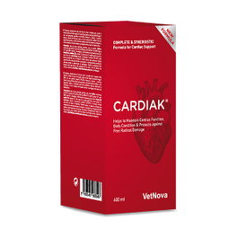 Vetnova Cardiak Care 400ml con tapón dosificador y jeringa