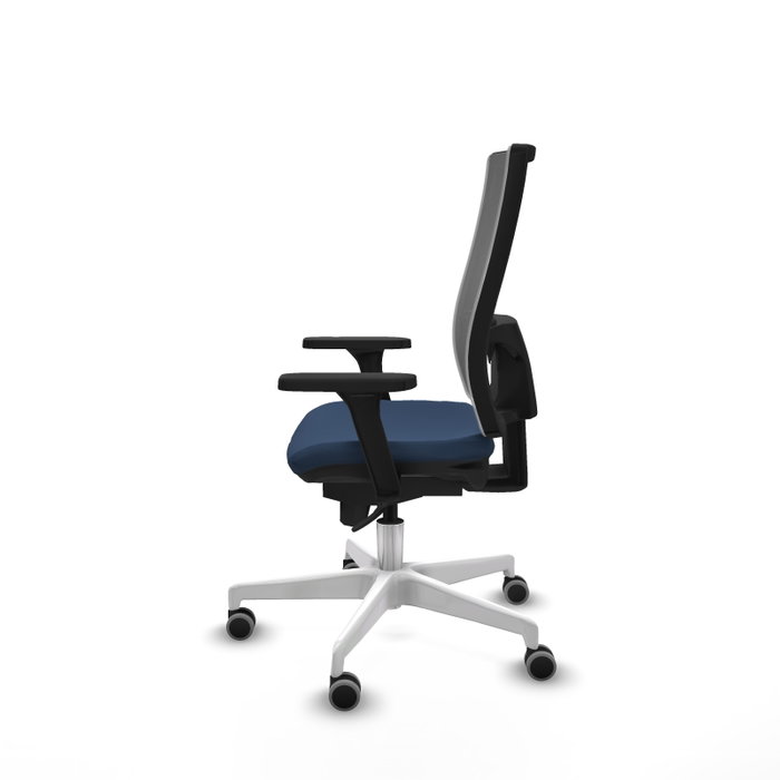 PIQUERAS Y CRESPO Silla de oficina Horna con mecanismo Sincro, Azul marino y Gris PIQUERAS Y CRESPO Silla de oficina Horna con mecanismo Sincro, Azul marino y Gris