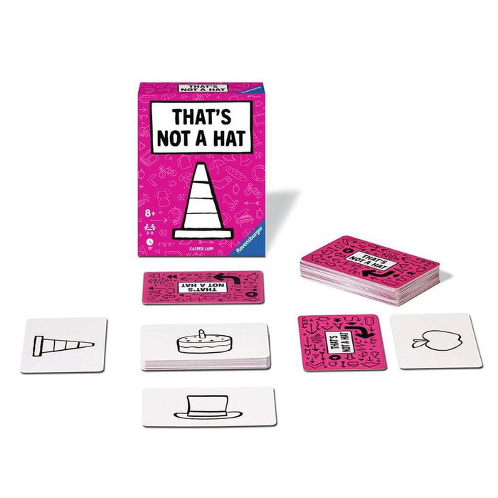 Ravensburger Juego de cartas That's Not a Hat! - Juego de mesa de memoria y farol para 3-8 jugadores, a partir de 8 años, 20955 Ravensburger Juego de cartas That's Not a Hat! - Juego de mesa de memoria y farol para 3-8 jugadores, a partir de 8 años, 20955