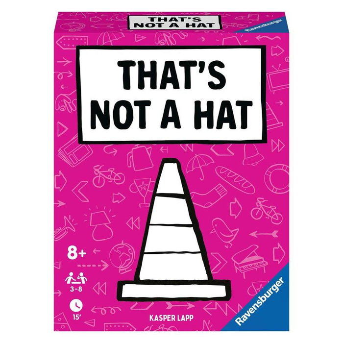 Ravensburger Juego de cartas That's Not a Hat! - Juego de mesa de memoria y farol para 3-8 jugadores, a partir de 8 años, 20955 Ravensburger Juego de cartas That's Not a Hat! - Juego de mesa de memoria y farol para 3-8 jugadores, a partir de 8 años, 20955