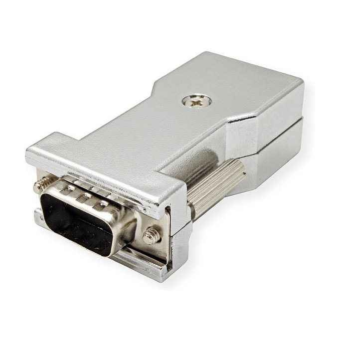ROLINE 12.03.7524 Adaptador DB9 Macho a RJ-45 Hembra Plata