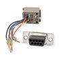 ROLINE 12.03.7524 Adaptador DB9 Macho a RJ-45 Hembra Plata