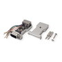 ROLINE 12.03.7524 Adaptador DB9 Macho a RJ-45 Hembra Plata