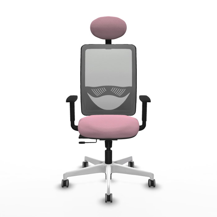 PIQUERAS Y CRESPO Silla de oficina Zulema Rosa y Gris PIQUERAS Y CRESPO Silla de oficina Zulema Rosa y Gris